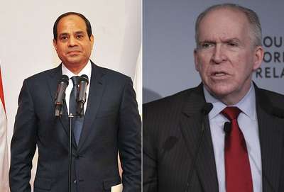 Sisi CIA Başkanı Brennan ile görüştü