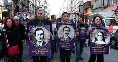 HDP'liler, Ermeni aydınlar için yürüdü