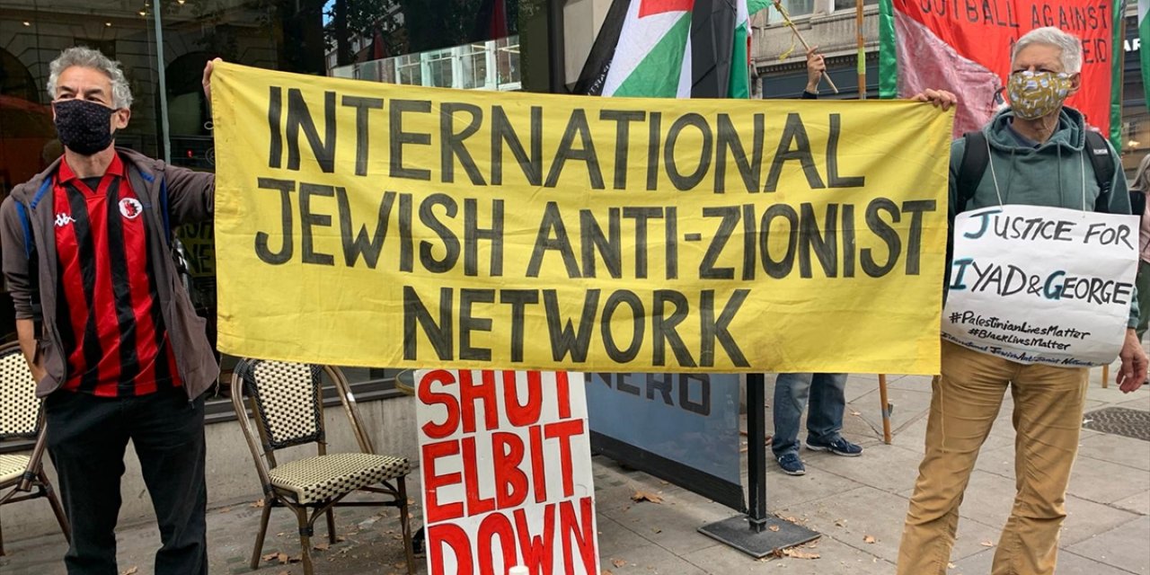 İngiltere’nin başkentinde İsrailli savunma şirketi “Elbit Systems” protesto edildi