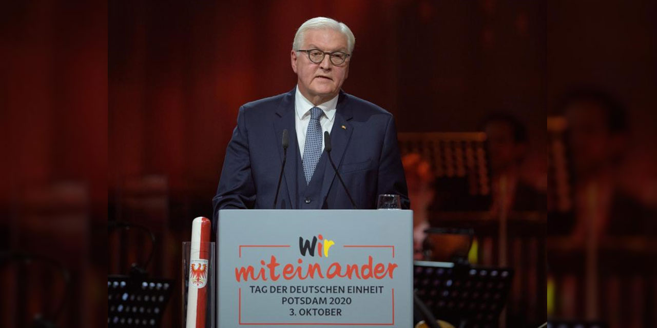 Birleşmenin 30’uncu yılında Cumhurbaşkanı Steinmeier: “Bugün en iyi Almanya’yı yaşıyoruz”