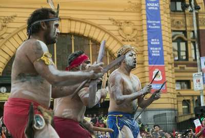 Aborjinler Melbourne’de protesto