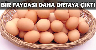Yumurtanın bir faydası daha