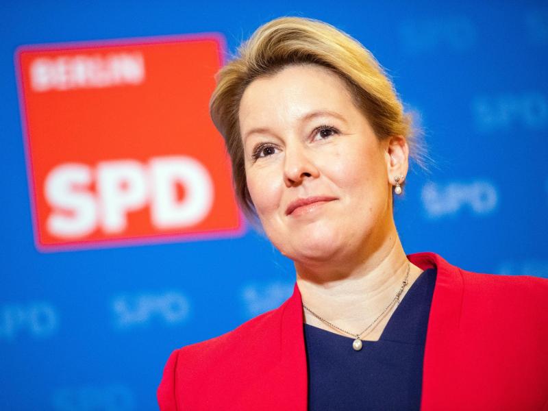 SPD’nin adayı: Federal Aile Bakanı Franziska Giffey Berlin’i yönetmeye hazırlanıyor