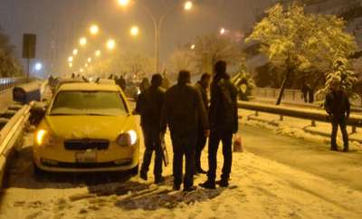 KARTEPE'DE KAR KALINLIĞI 1.5 METREYE ULAŞTI
