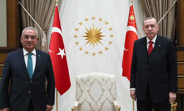 İsminde "Sol" olan hangi parti Erdoğan'ı ziyaret etti