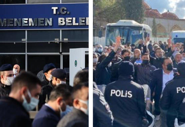 CHP'li belediye tekbir sesleri ile AK Parti'ye teslim edildi