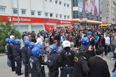 HDP'nin Kırşehir mitinginde provokasyon