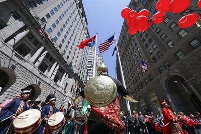 New York'ta mehteran coşkusu