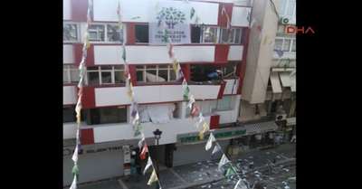 HDP binalarında patlamalar