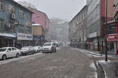 Bitlis'te 17 köy yolu kardan kapandı