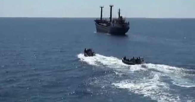 Türk gemisine uyuşturucu baskını