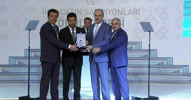 Bakanlardan Rıza Sarraf'ın şirketine ödül