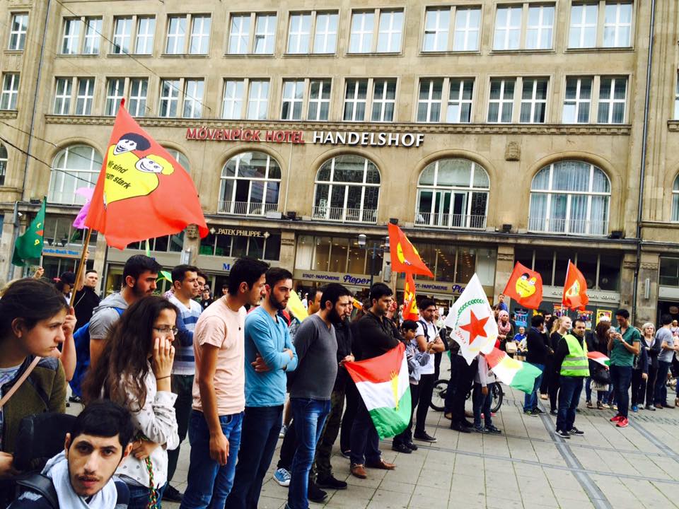 DIDF'den Essen ve Bielefeld'de protesto