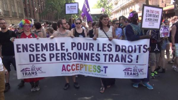 Paris'te 'Gay Pride' gösterisi