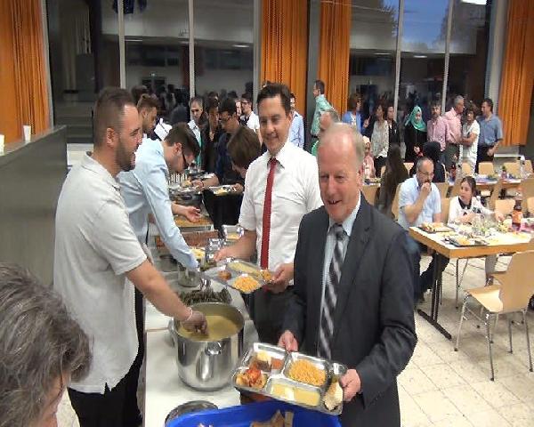 Lahr'da Türkler ile Almanlar iftarda buluştu