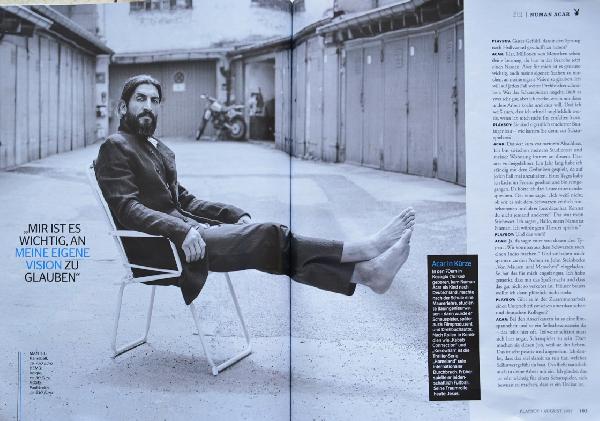 Playboy dergisi Numan Acar’ı tanıttı