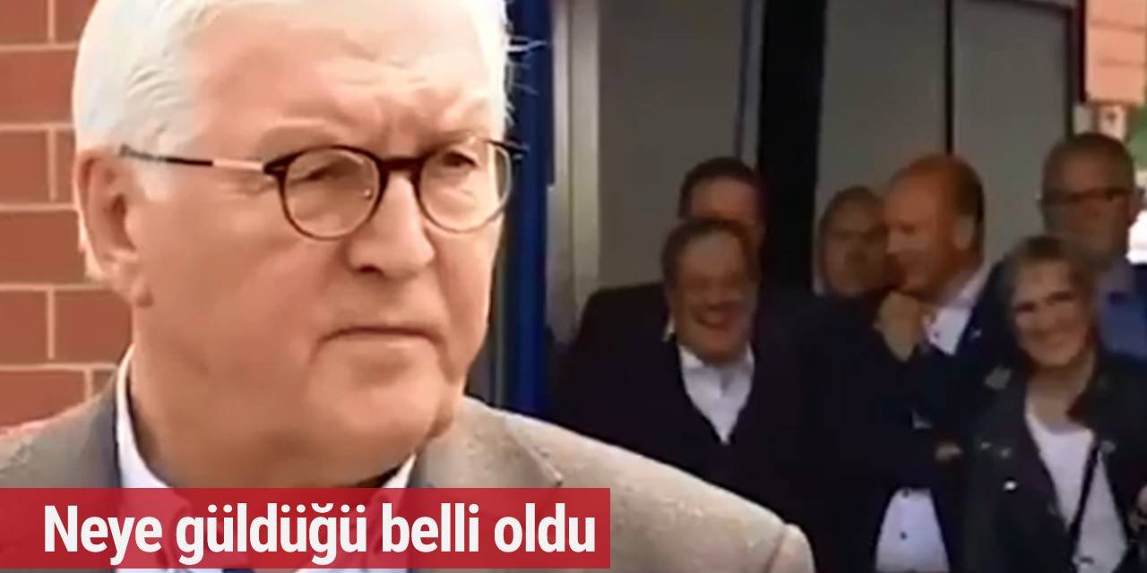 Eleştiri oklarının hedefi olmuştu! Laschet’in neye güldüğü ortaya çıktı...