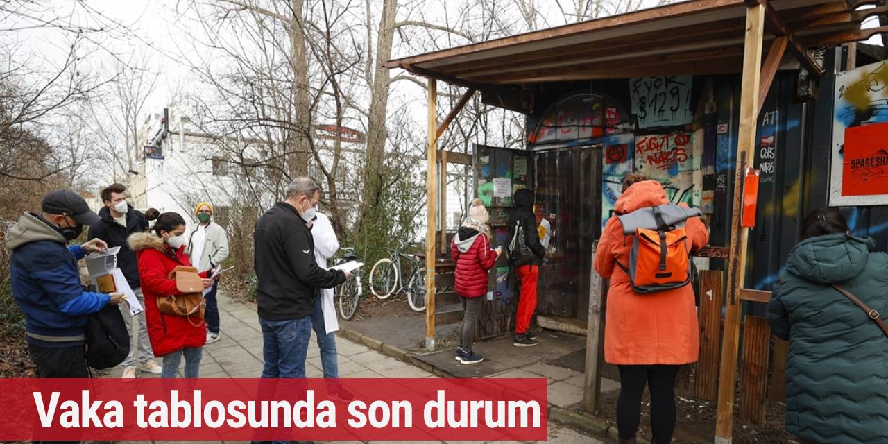 Almanya'da 8 Ocak vaka tablosu