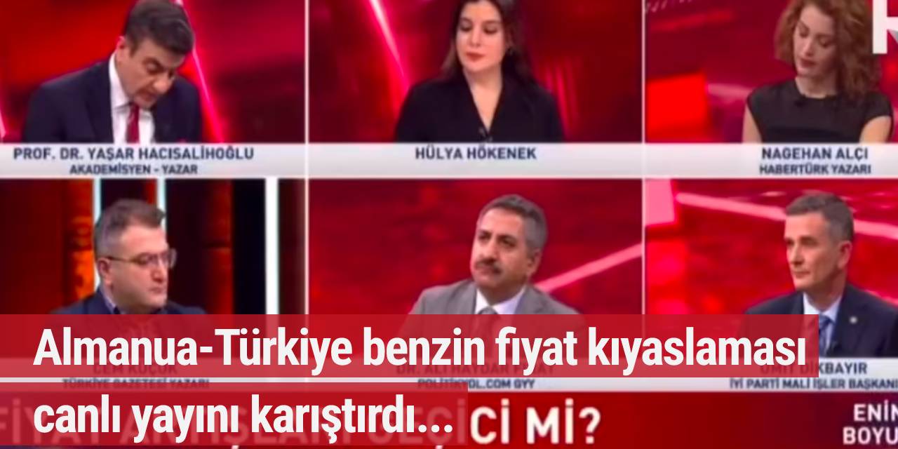 Yaşar Hacısalihoğlu: Almanya'da 1 litre benzin 1.66 Euro’ya çıkmış, Türkiye’de 0.89 Euro