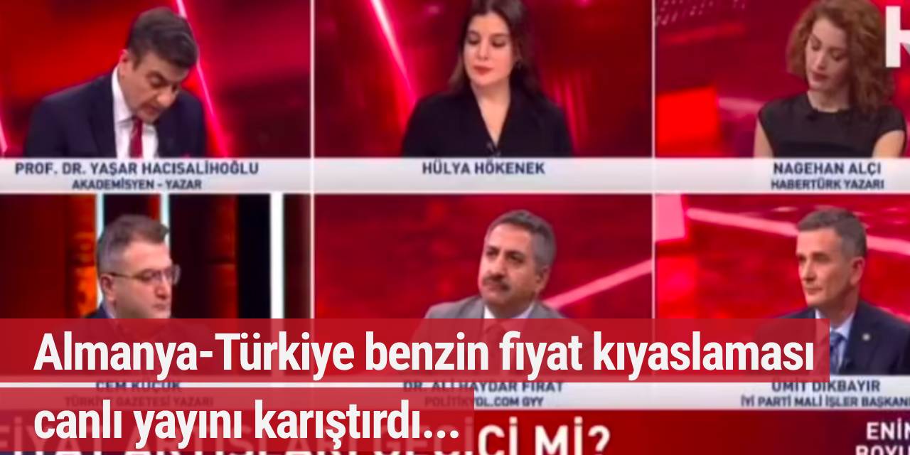 Yaşar Hacısalihoğlu: Almanya'da 1 litre benzin 1.66 Euro’ya çıkmış, Türkiye’de 0.89 Euro