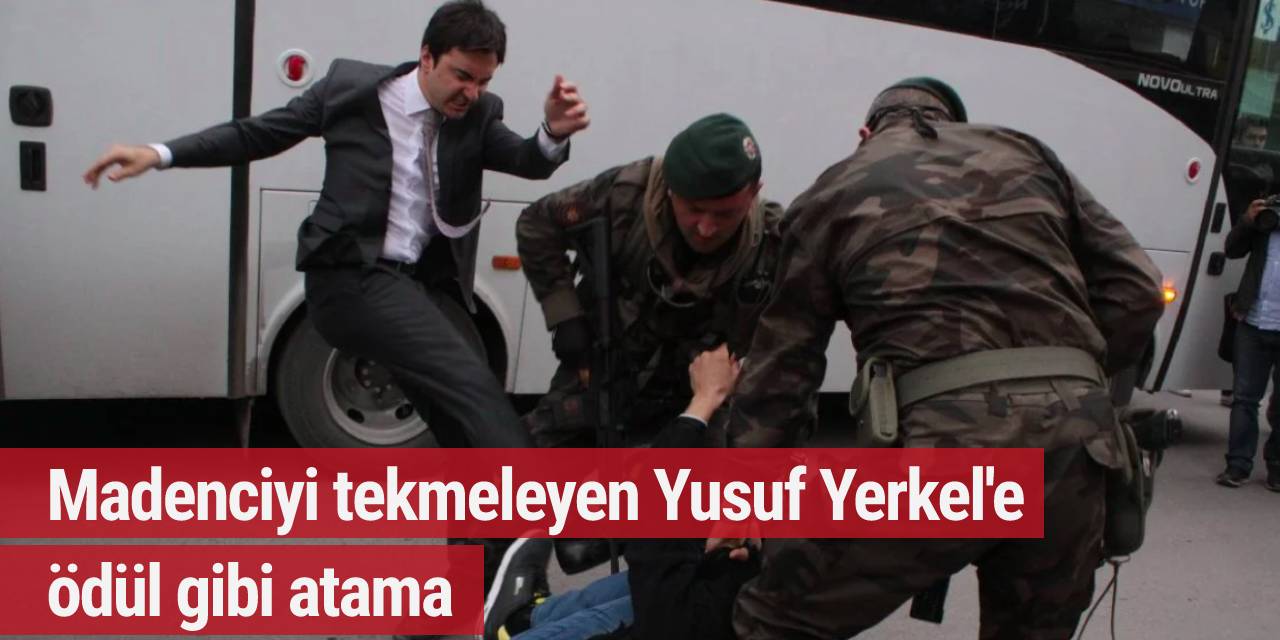 Madenciyi tekmeleyen Yusuf Yerkel'e Frankfurt'ta yeni görev