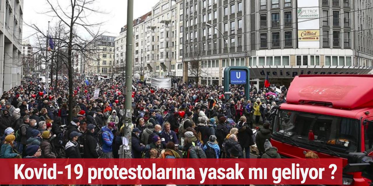 Almanya'da protesto gösterilerine yasak mı geliyor ?