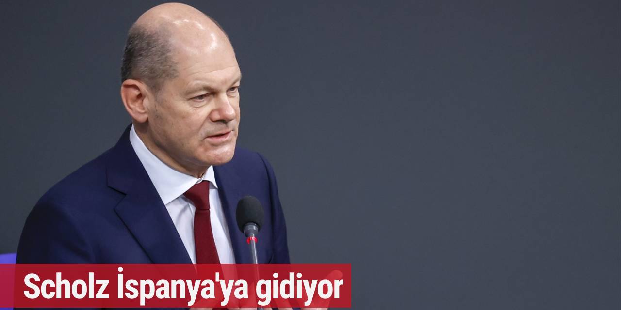 Scholz İspanya'ya gidiyor