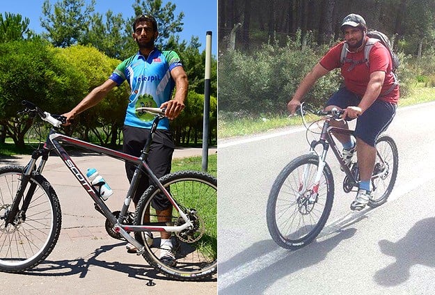 Bisiklet sürerek 60 kilo verdi