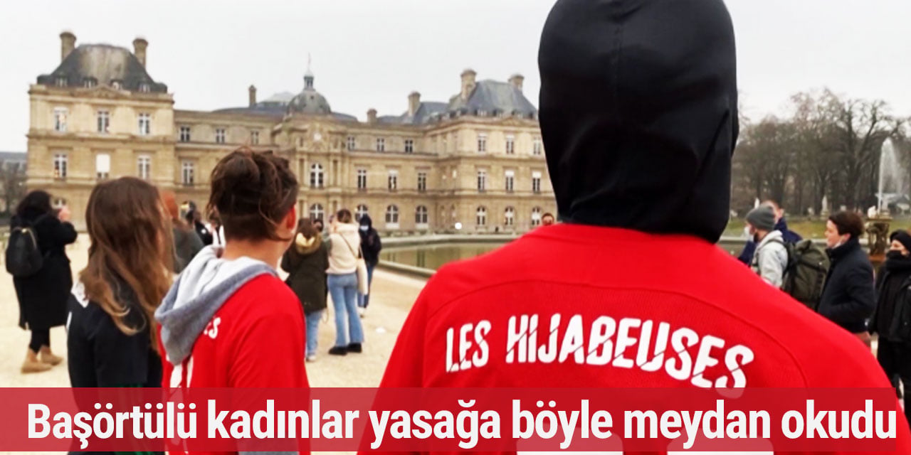 Bu da Macron'a kapak olsun... Paris'in göbeğinde yasağa böyle meydan okudular!