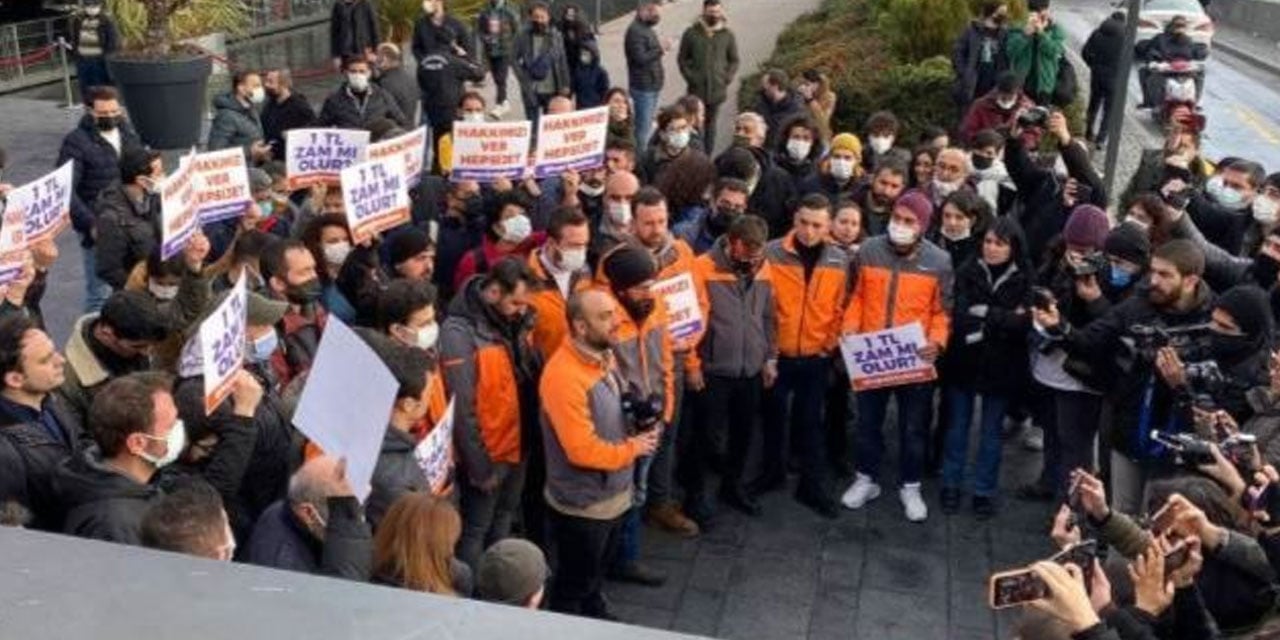 Paraları yere fırlatıp bağırdılar: Al başına çal!