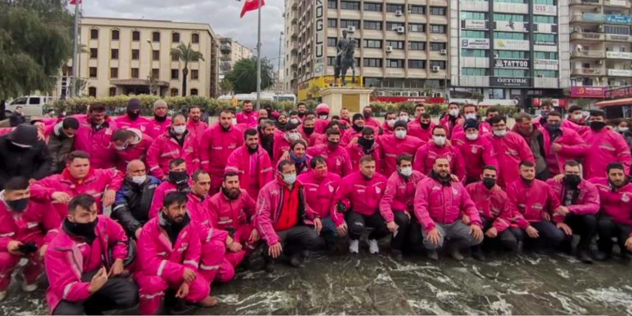 Yemeksepeti işçileri bugün de kontak kapattı