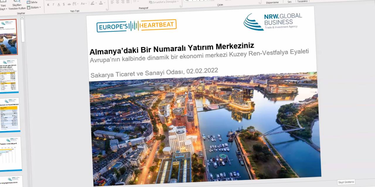 Sakarya'nın gündemi Kuzey Ren Vestfalya oldu