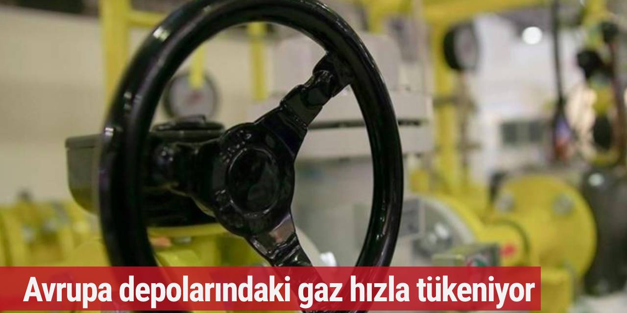 Avrupa depolarındaki gaz hızla tükeniyor
