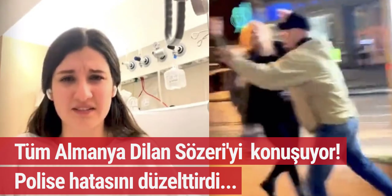 Tüm Almanya Dilan Sözeri'yi  konuşuyor! Polise hatasını düzelttirdi...