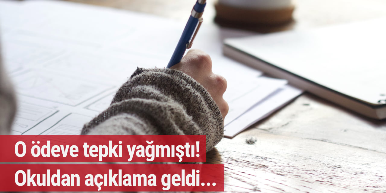 Türklerle ilgili skandal ödev tepki çekmişti! Okuldan açıklama geldi