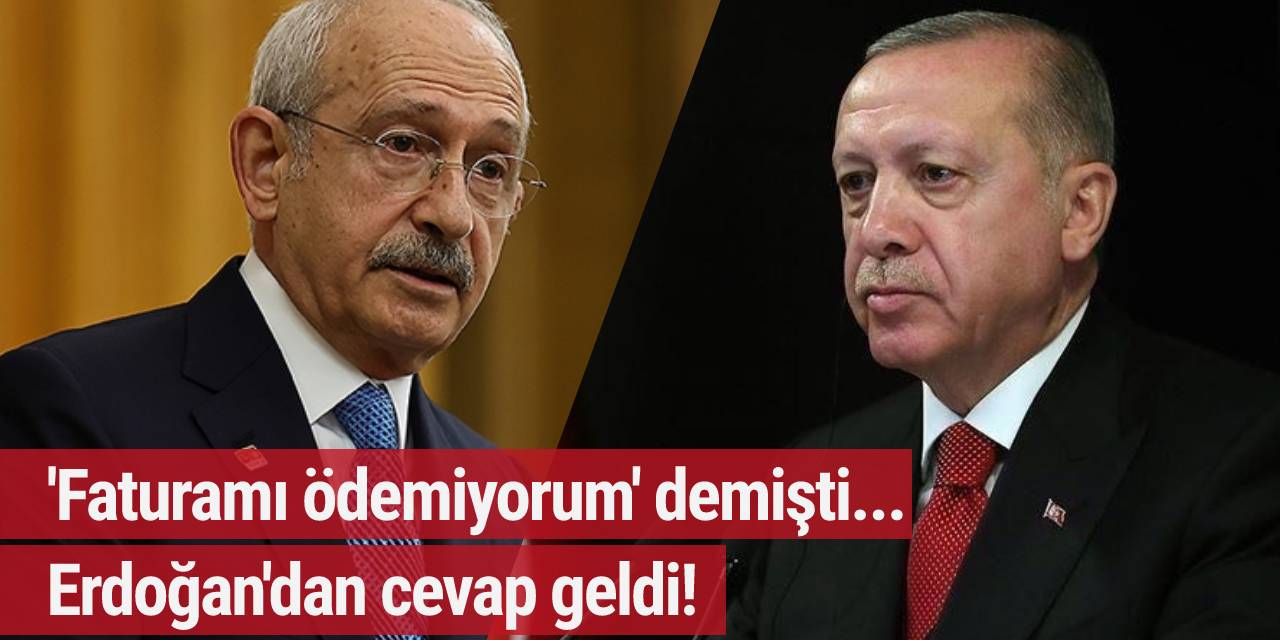 'Faturamı ödemiyorum' demişti... Erdoğan net cevap verdi
