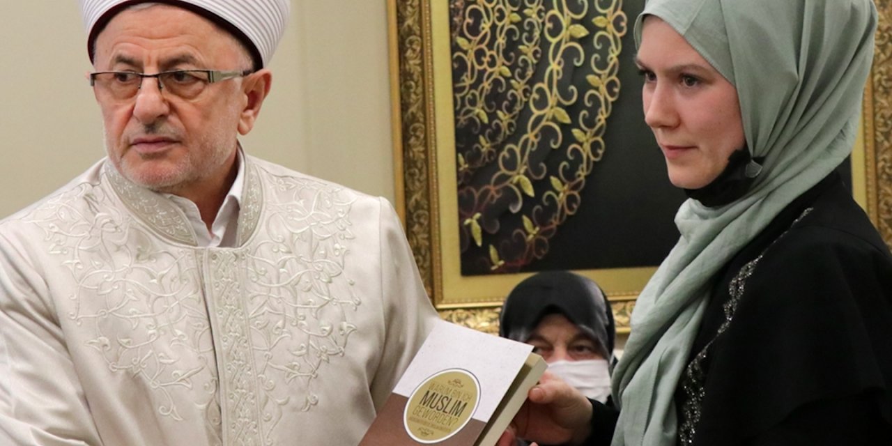 Almanya vatandaşı Seidel Fabienne İslamiyet'i seçti
