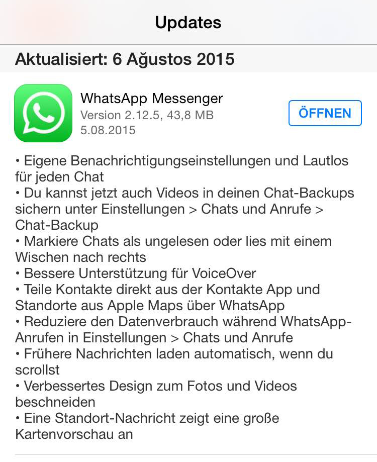 İşte Whatsapp'ın yeni özellikleri
