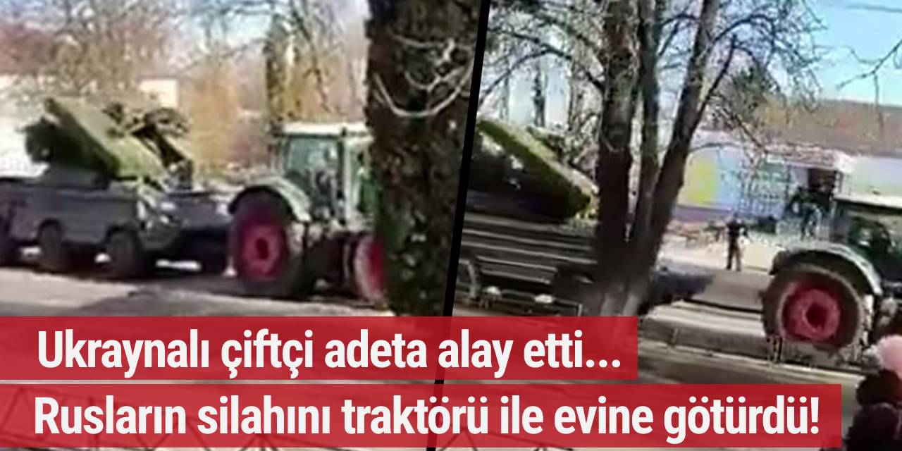 Ukraynalı çiftçi hava savunma sistemini ganimet olarak evine götürdü