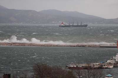 Bandırma’da deniz ulaşımına fırtına engeli