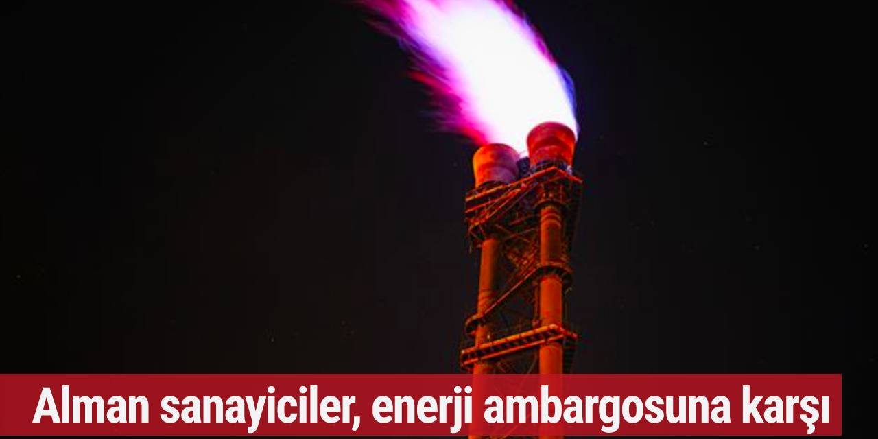 Alman sanayiciler, enerji ambargosuna karşı