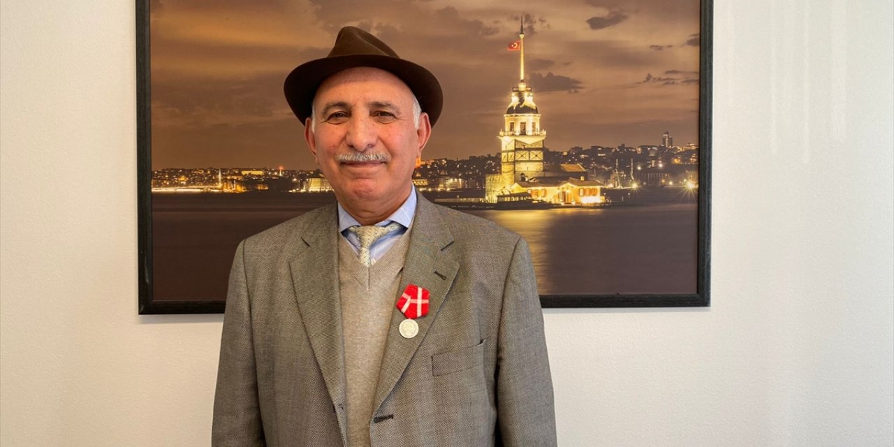 Danimarka'da Türk vatandaşına kraliyet madalyası!