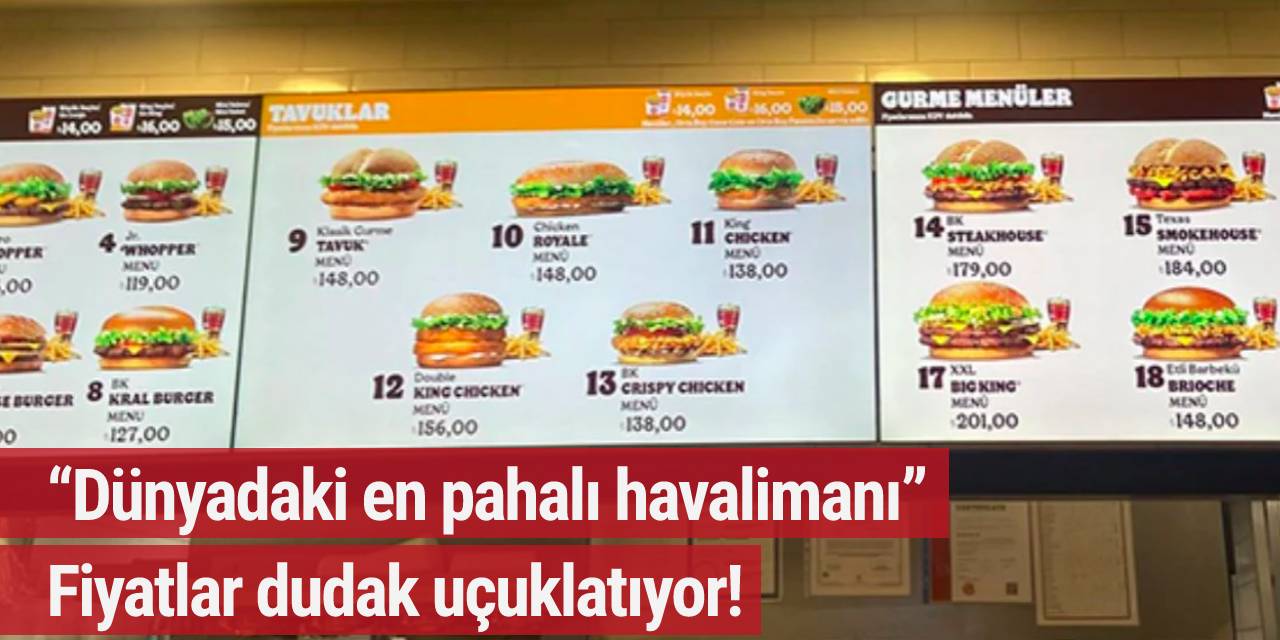 İstanbul Havalimanı'nda şoke eden fiyatlar!