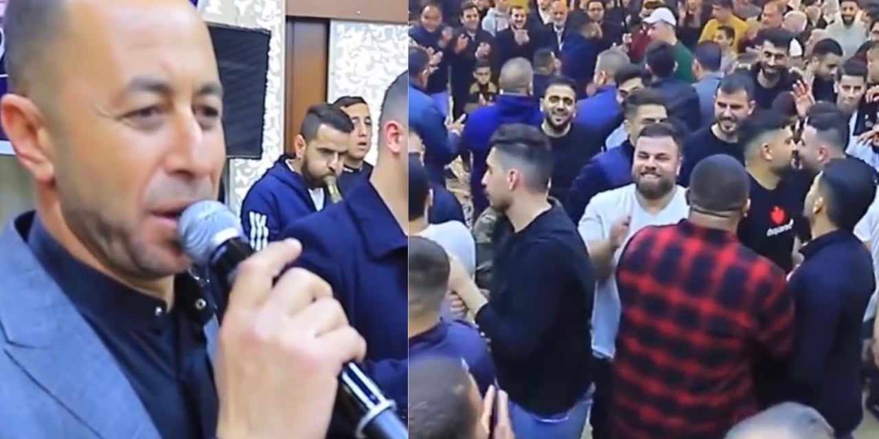 Filistin'deki bir düğünde skandal şarkı! ''Ukraynalı kadınlarla evlenelim''