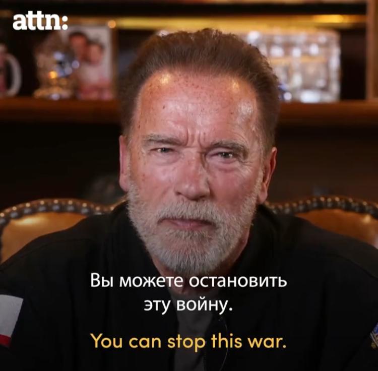 Arnold Schwarzenegger'den Putin'e: 'Bu savaşı sen başlattın, sen durdur'