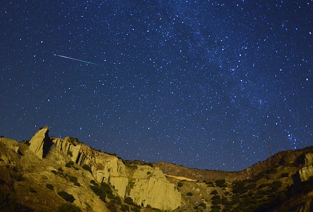 Meteor yağmuru bu yıl daha az görüldü
