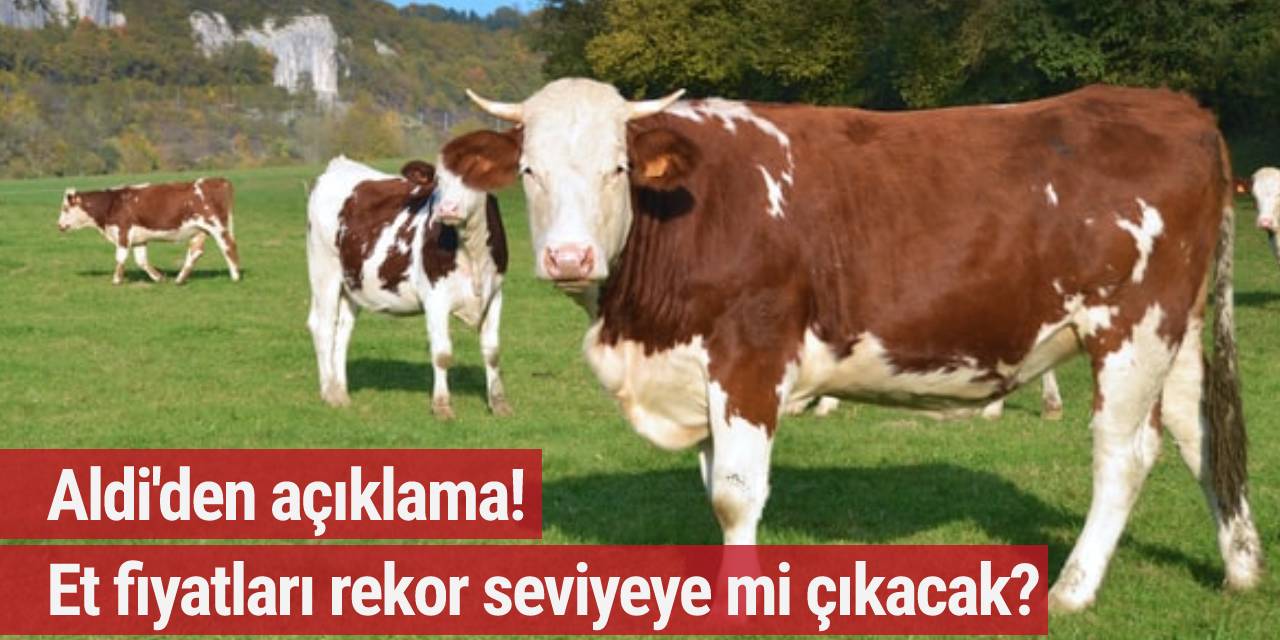 Aldi'den açıklama! Et fiyatları rekor seviyelere mi çıkacak?