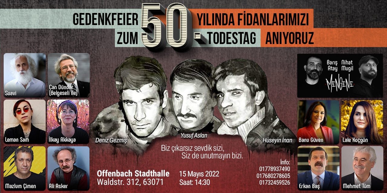 Almanya'da 50. Yılında Genç Fidanlarımızı Anıyoruz