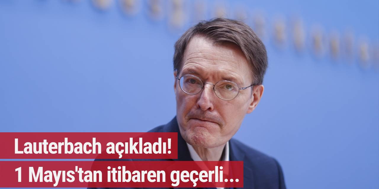 Lauterbach'tan 'karantina' açıklaması
