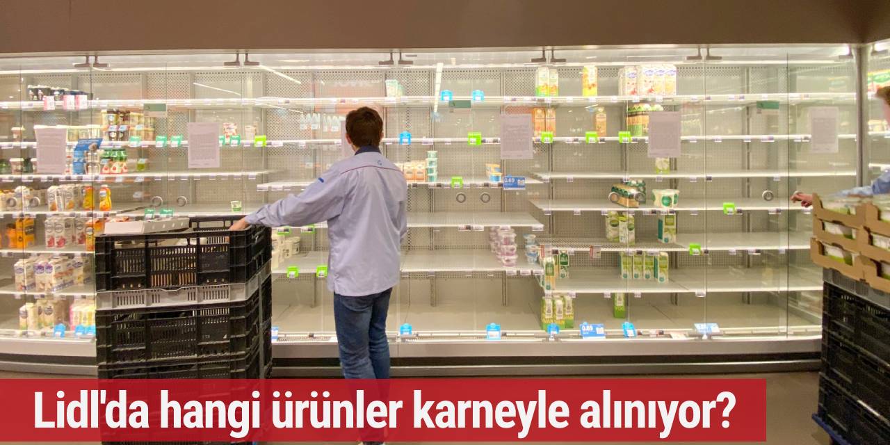 Lidl'da hangi ürünler karneyle alınıyor?